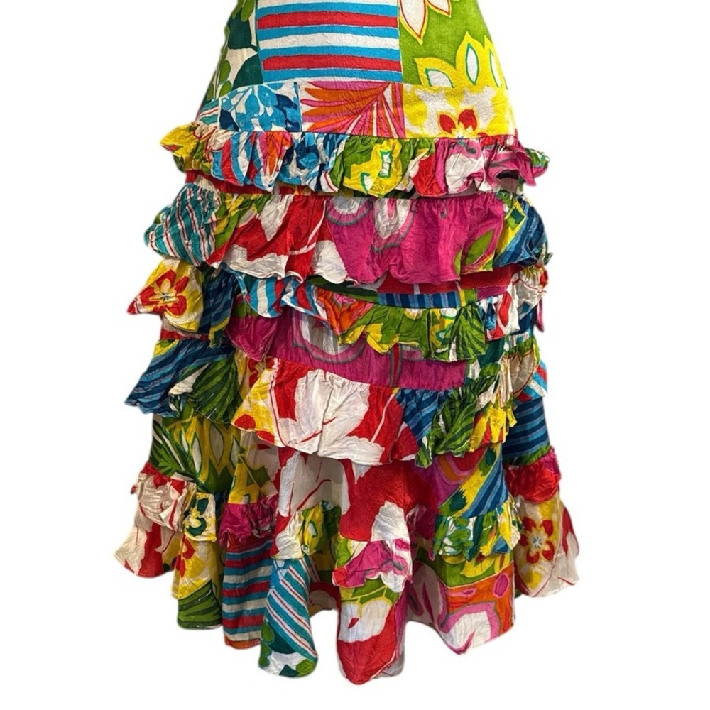 Ralph Lauren Black Label Tropical Print Skirt